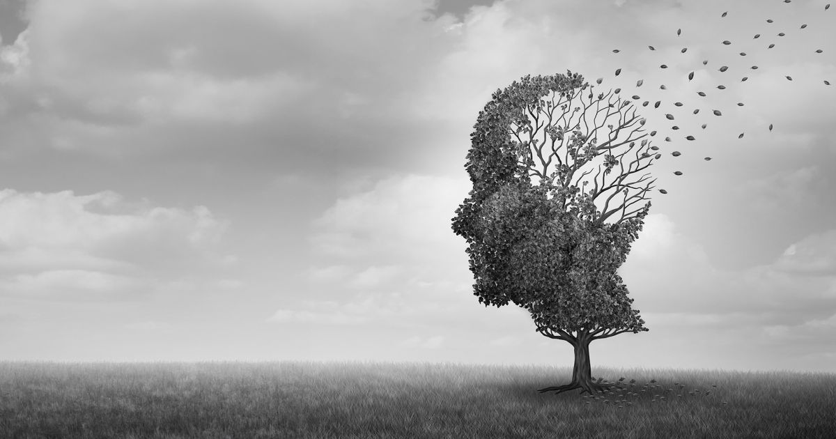 copac sub forma de cap ce anunta primele semne de alzheimer